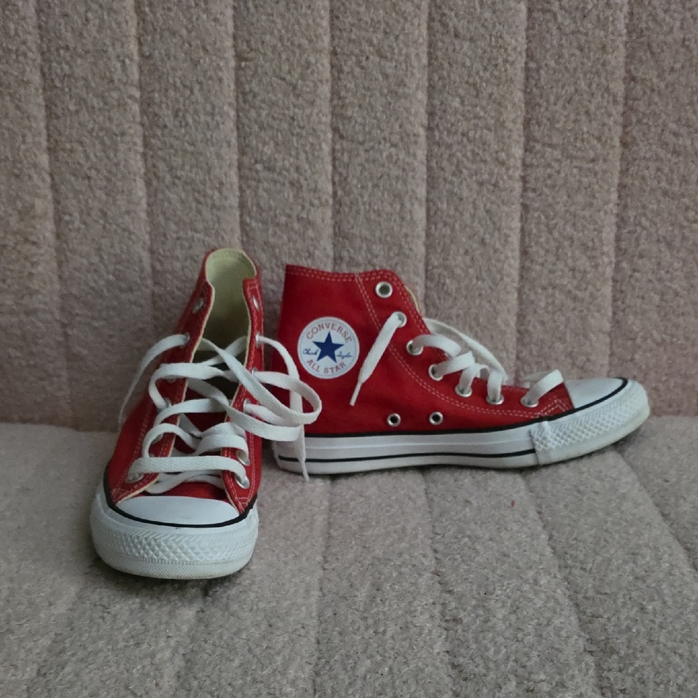Converse Classic Red and White High-Tops